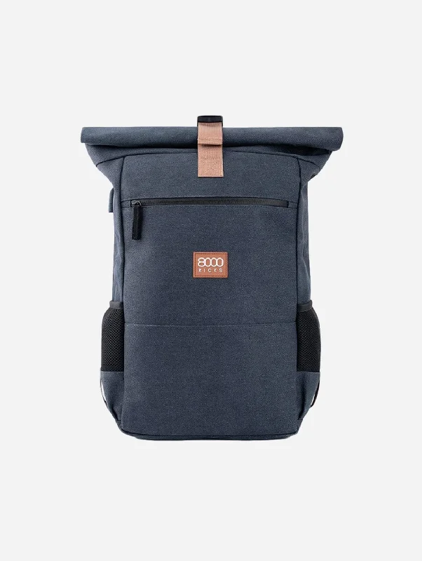 Everyday Vegan Hemp Backpack | Navy Blue