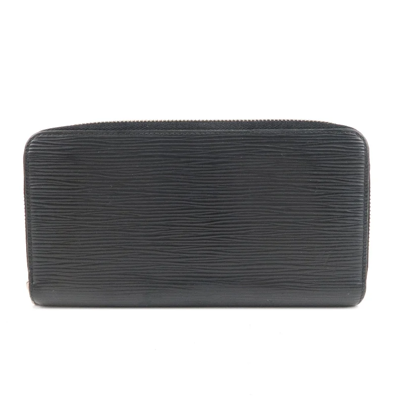 Louis Vuitton Epi Zippy Wallet Long Wallet Black Noir M61857