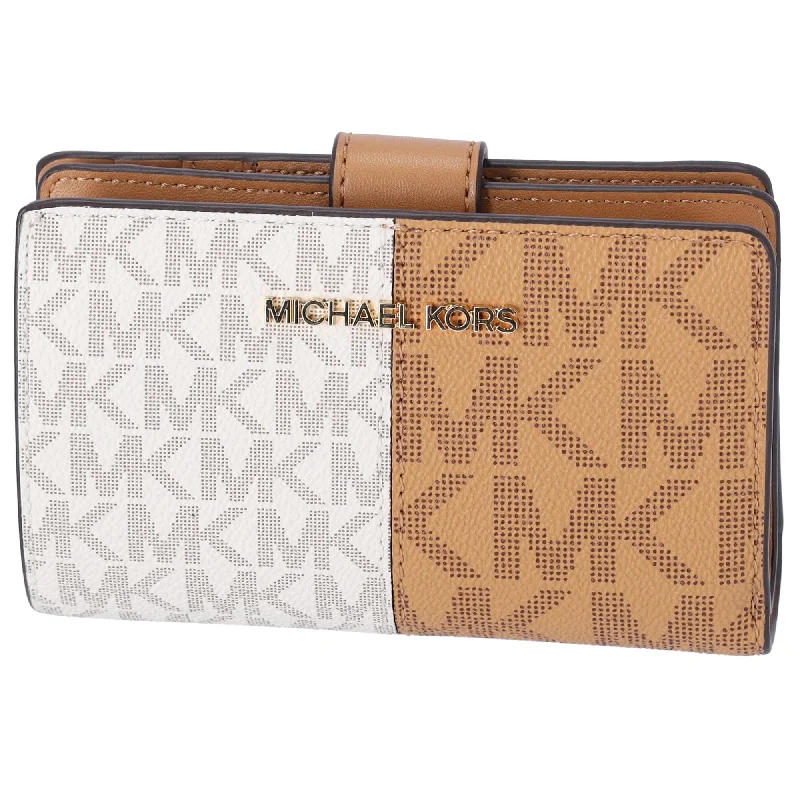 Michael Kors Jet Set Travel Medium Bifold Card Wallet Deer Multi MK