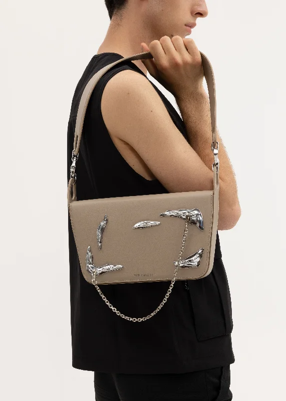 South Island Flap Bag in Taupe