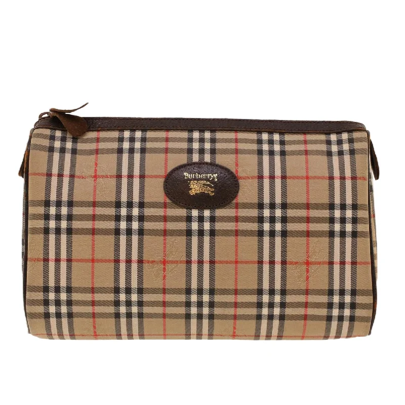 BURBERRY Haymarket Clutch Bag