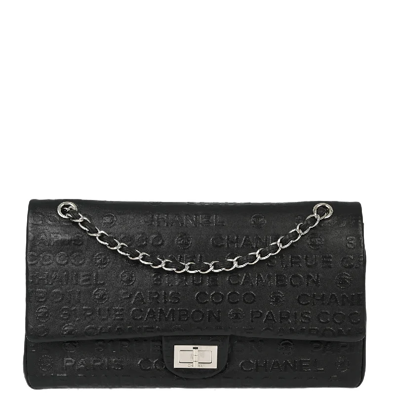 Chanel Black Unlimited Mademoiselle Lock Double Flap Chain Shoulder Bag