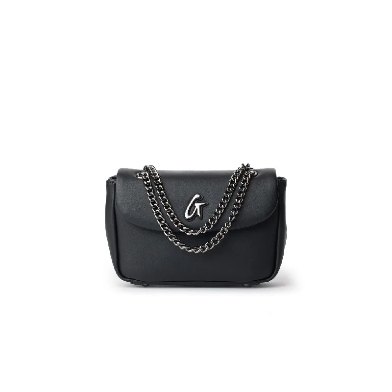 MINI STANDARD FLAP BAG - BLACK