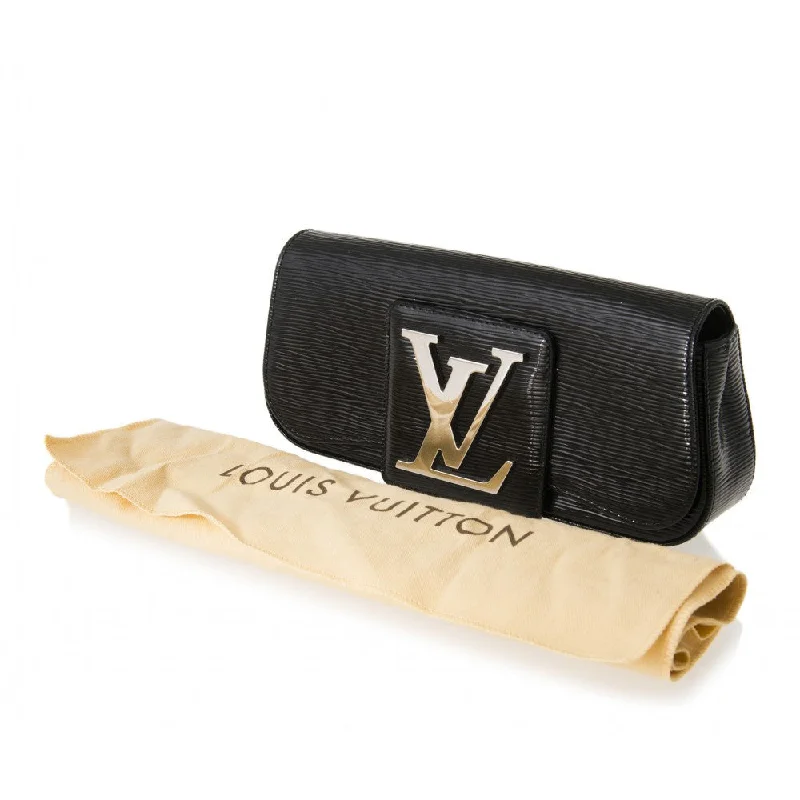 Louis Vuitton Black Electric EPI Leather Sobe Clutch