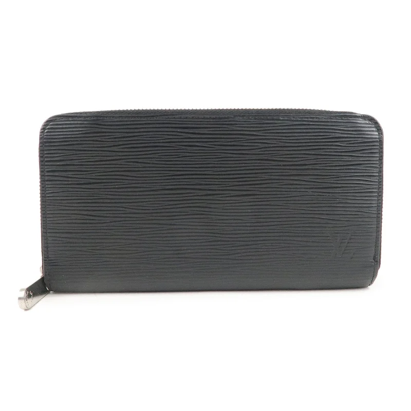 Louis Vuitton Epi Zippy Wallet Zip Round Long Wallet Black M61857