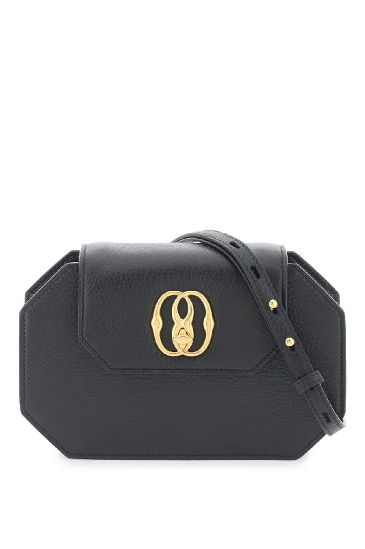 Bally emblem octogone clutch