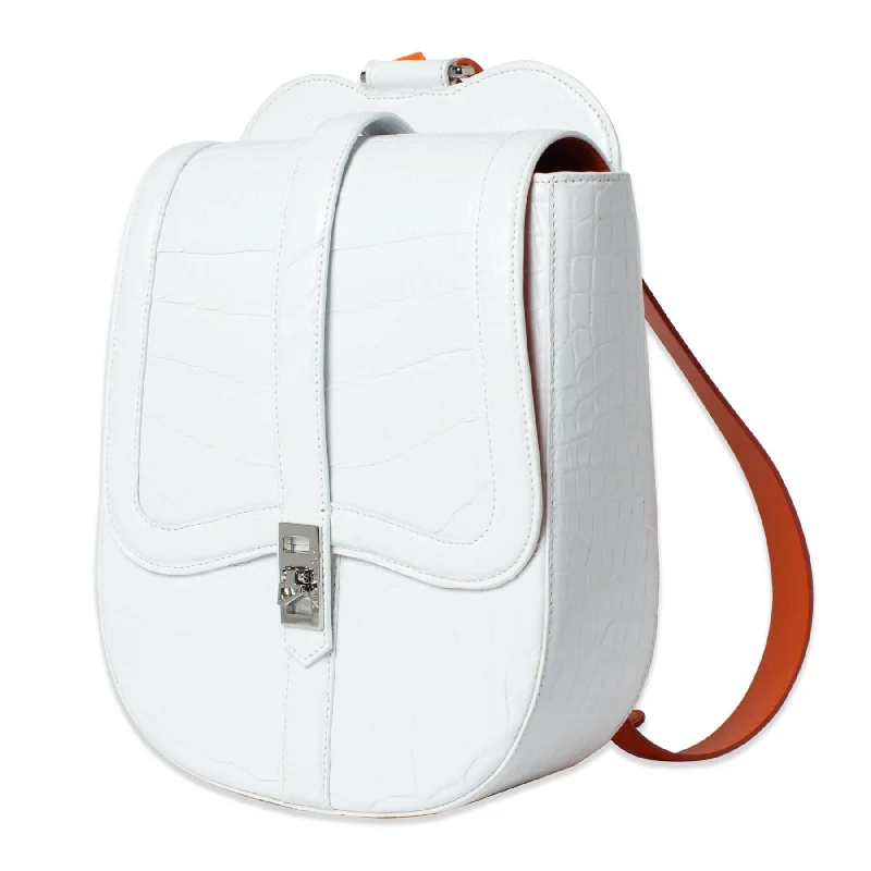 White w/Orange Straps