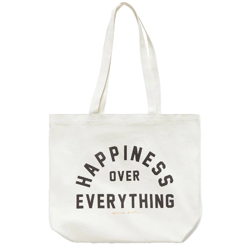 Happiness Canvas Tote