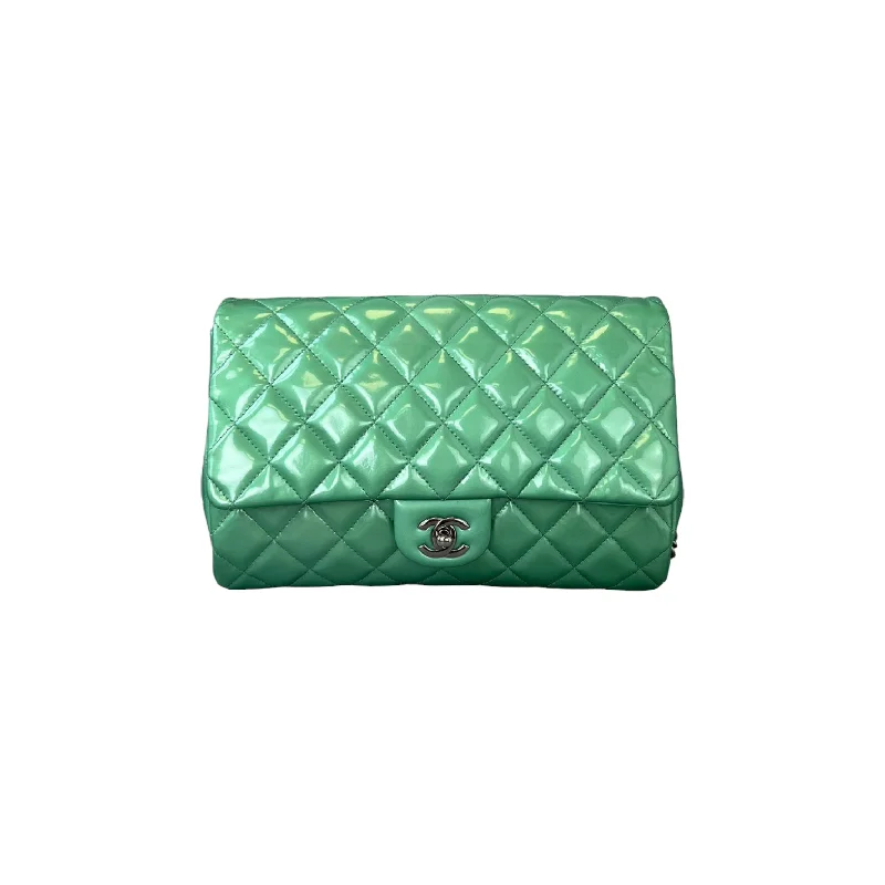 Timeless Clutch Patent Green Chain RHW