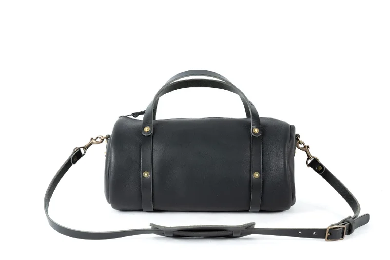 JANE LEATHER CROSSBODY - LARGE - BLACK