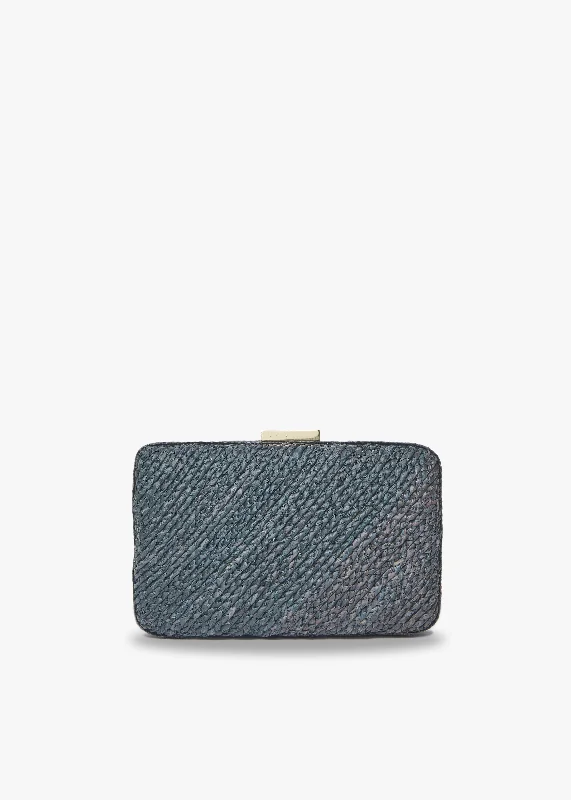 Carmen Woven Straw Clutch Bag