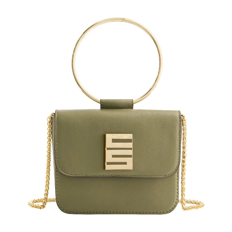 Christian Siriano New York Ring Handle Mini Flap Crossbody