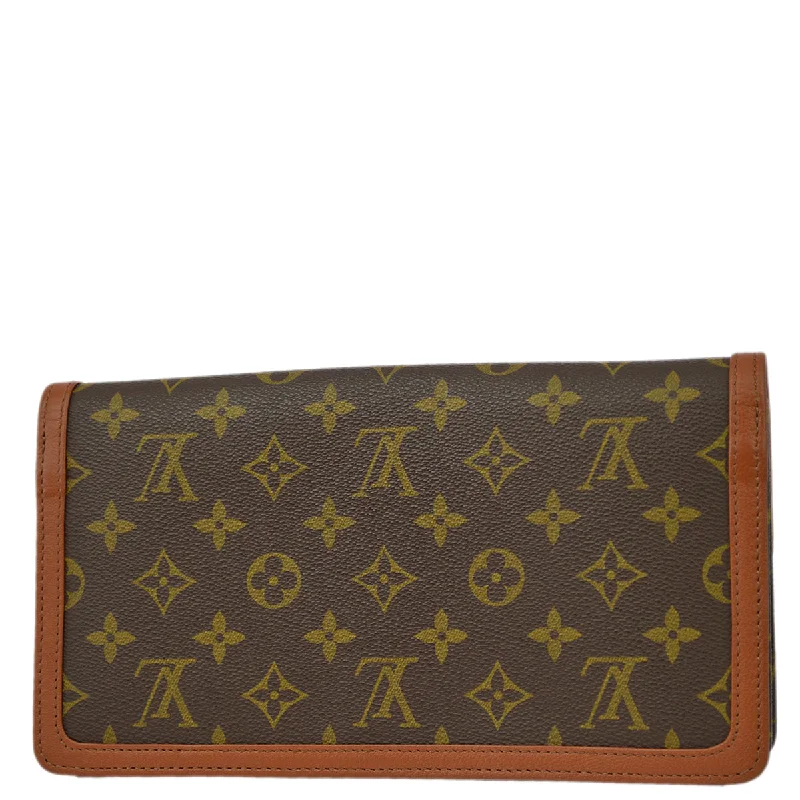 Louis Vuitton 1990 Monogram Pochette Dame PM Clutch M51812