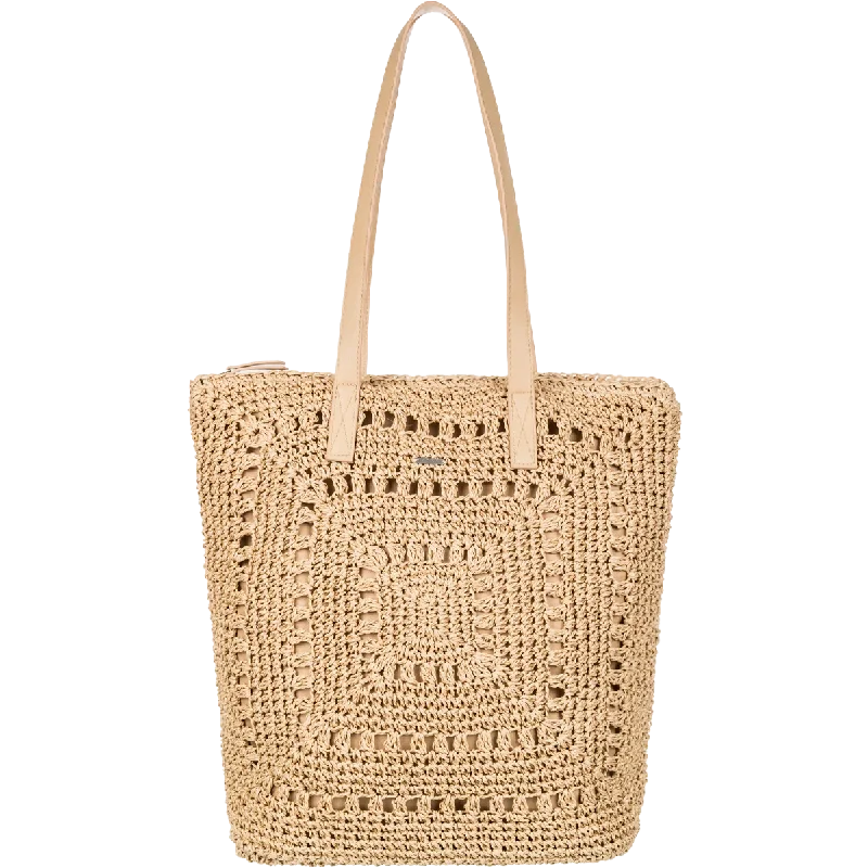 Coco Cool Straw Tote Bag