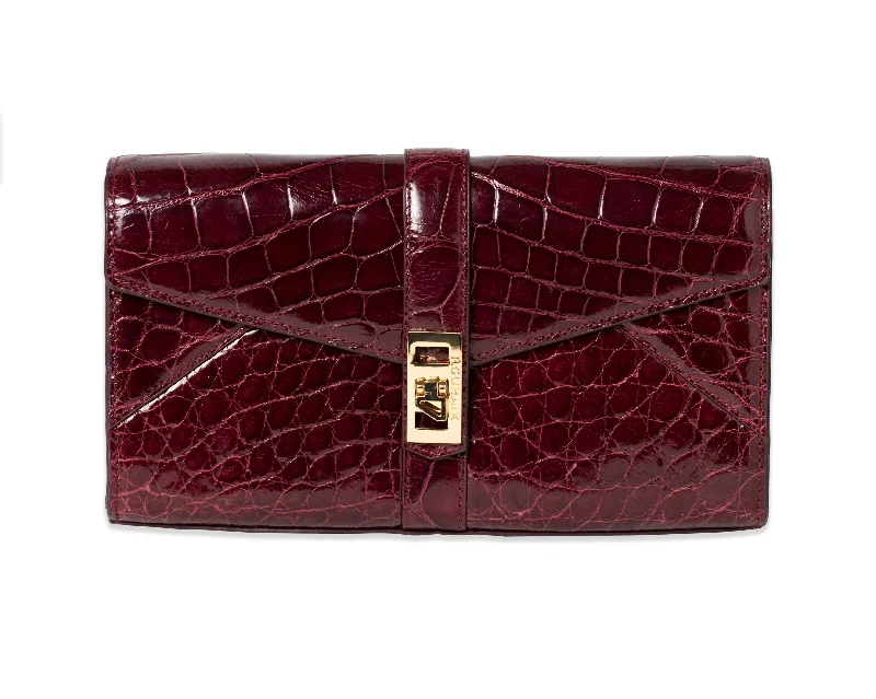 Wyatt Clutch - Maroon