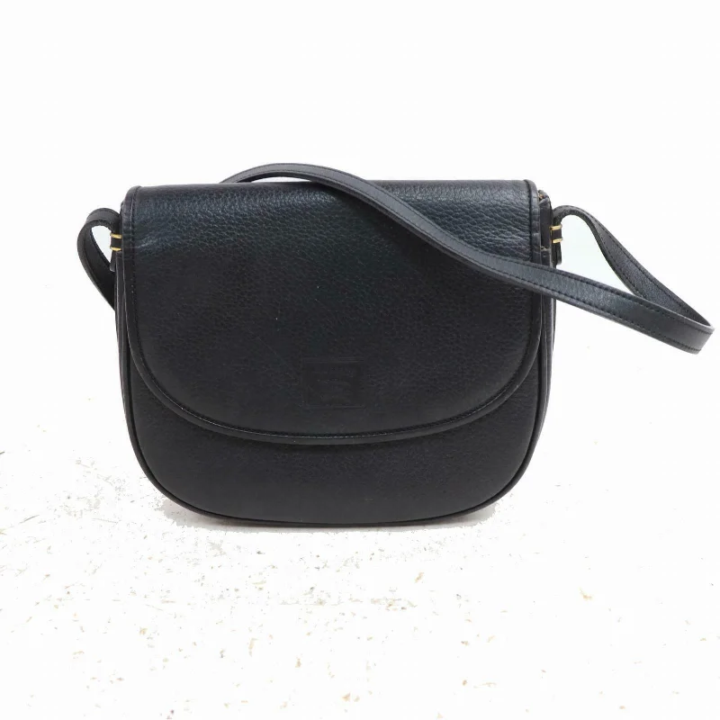 Brand Inspired Burberry Shoulder Bag Black Leather (SHC1-15186)