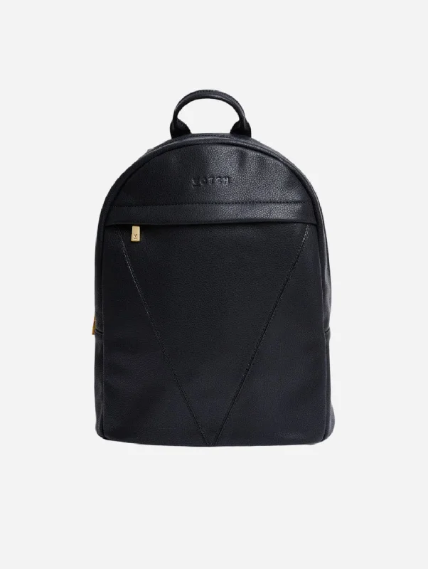 Laurie Vegan Bio-Based Bamboo Leather Backpack | Black