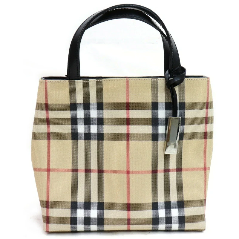 Brand Inspired Burberry Hand Bag Beige PVC (SHC7-10467)