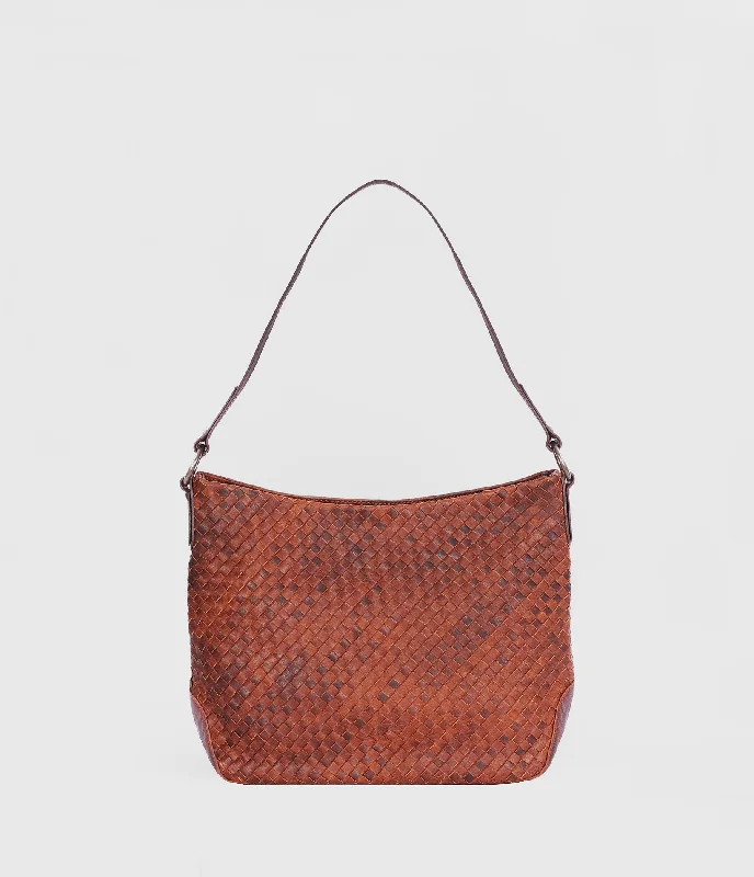 Larisa Weaved Leather Tote