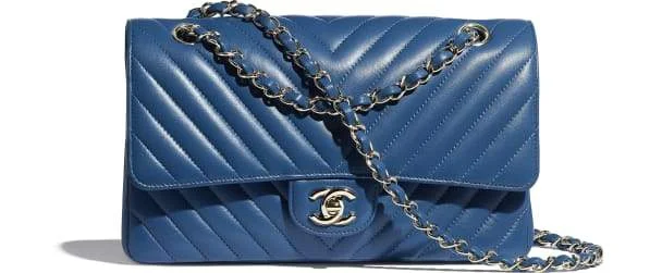 Chanel Classic Clutch With Chain – CWC Caviar Blue SiLouis Vuittoner-Toned