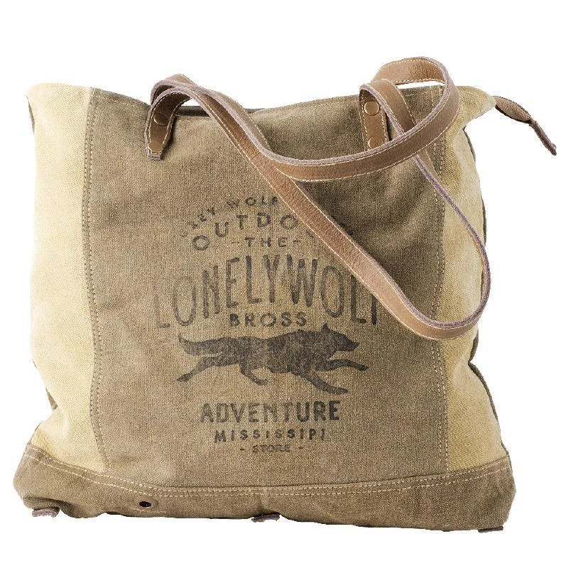 Lonely Wolf Tote Bag