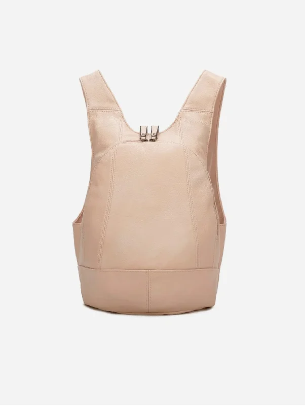 The Original Vegan Leather Backpack | Pastel Pink