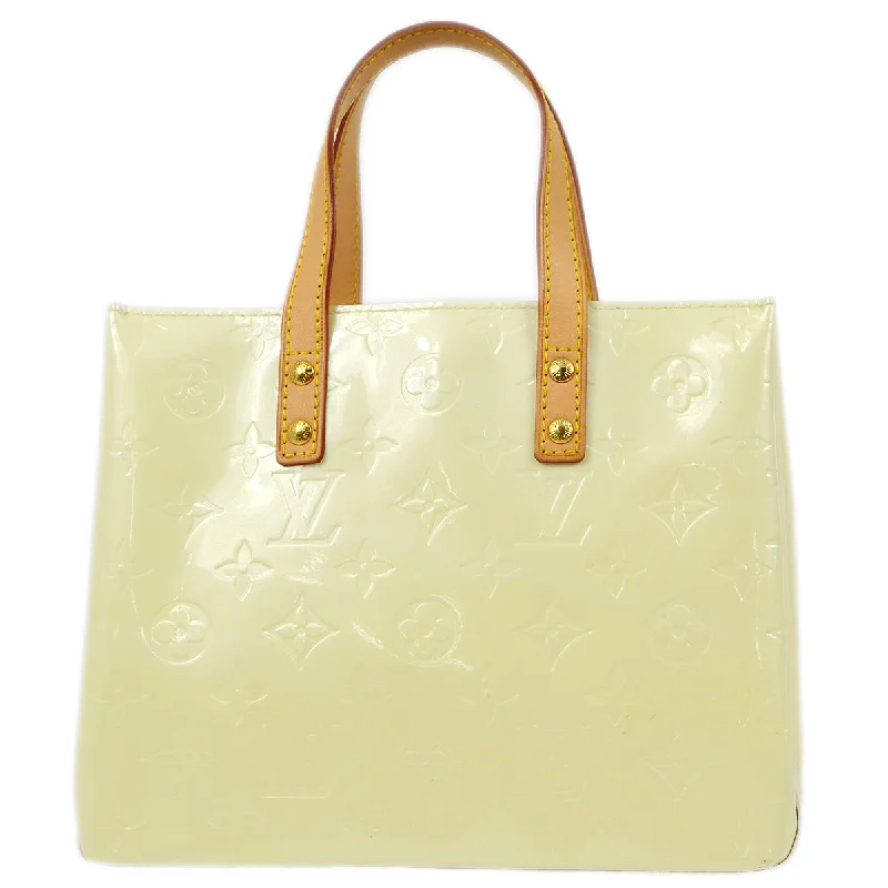 Louis Vuitton 2006 White Vernis Reade PM Tote Handbag M91336