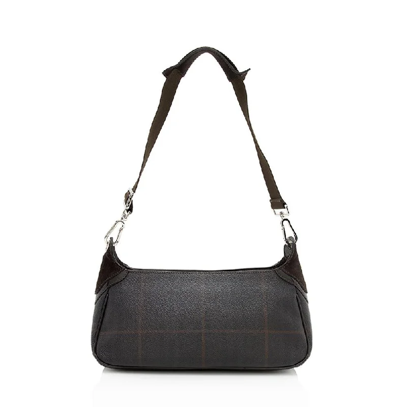 Burberry Check Small Shoulder Bag (SHF-12640)