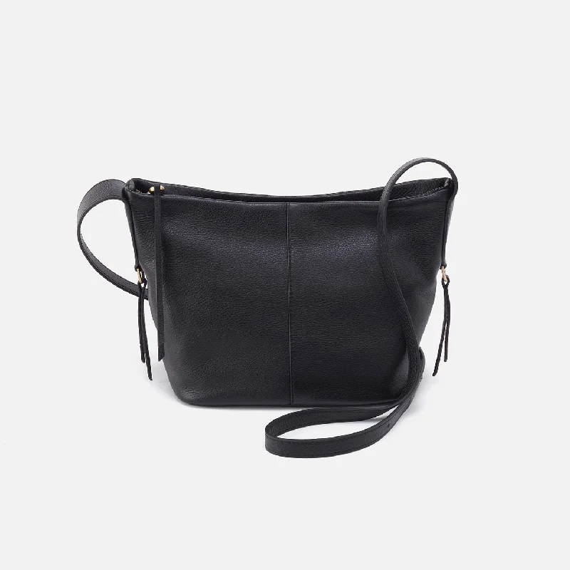 Collette Crossbody In Pebbled Leather - Black