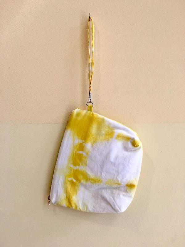 Shibori Turmeric Clutch (large)