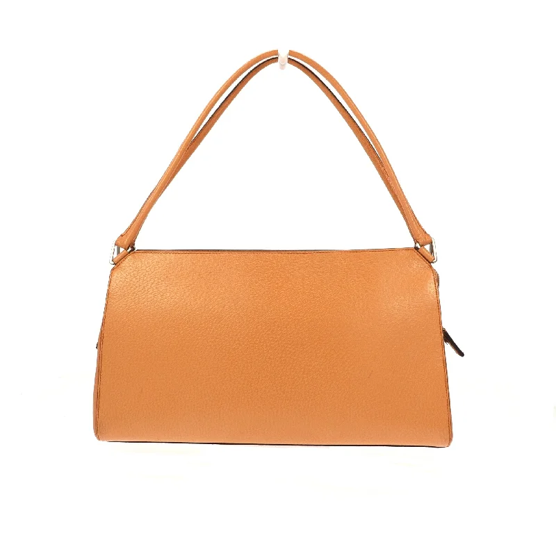 PRADA Shoulder Bag in Orange Leather