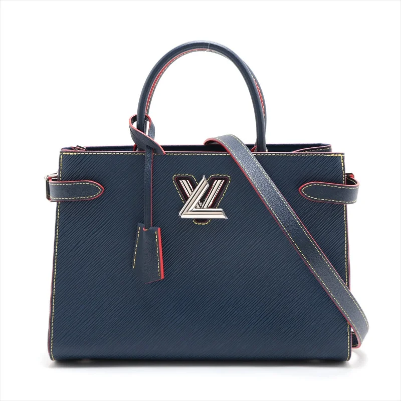 Louis Vuitton Epi Twist Tote M54980 Andigovo Blue Lugg