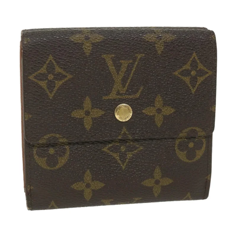 LOUIS VUITTON Monogram Portefeuille Elise Wallet M61654 LV Auth bs9560