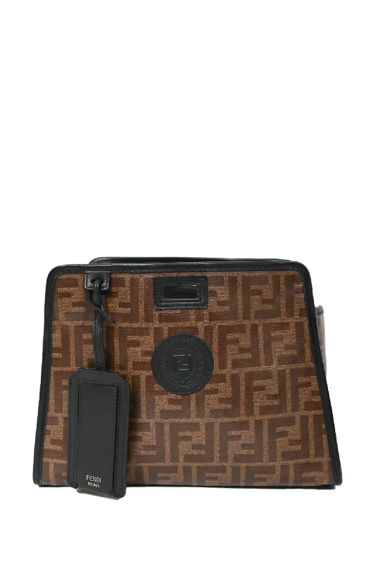 Fendi Zucca Coated Canvas Peekaboo Defender Cover