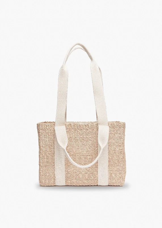 Mini Cherry Straw Tote Bag