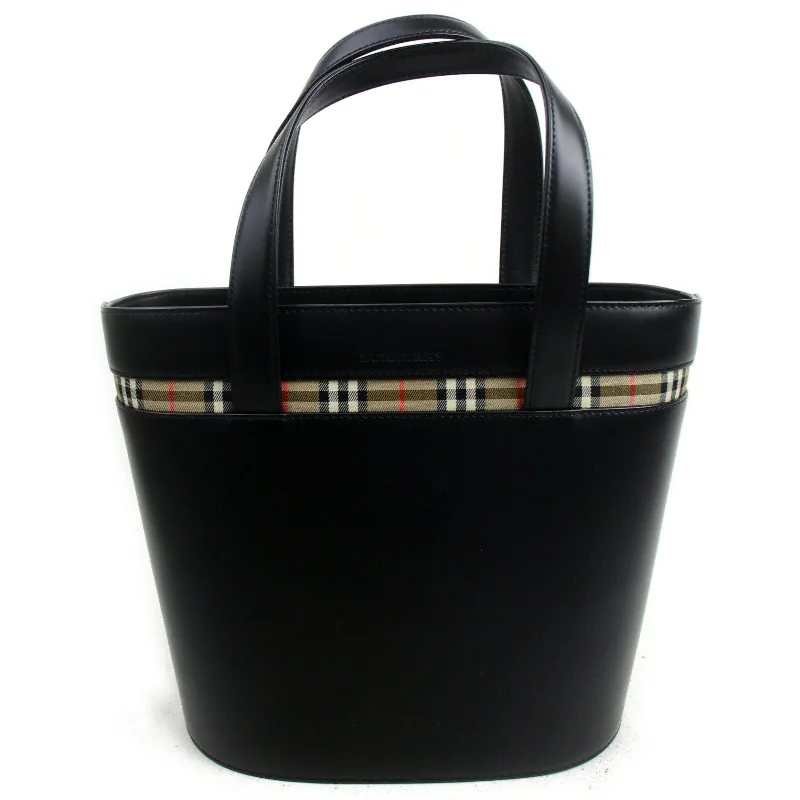 Brand Inspired Burberry London Hand Bag Black Leather (SHC7-10898)