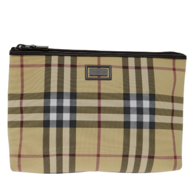 BURBERRY Nova Check Clutch Bag