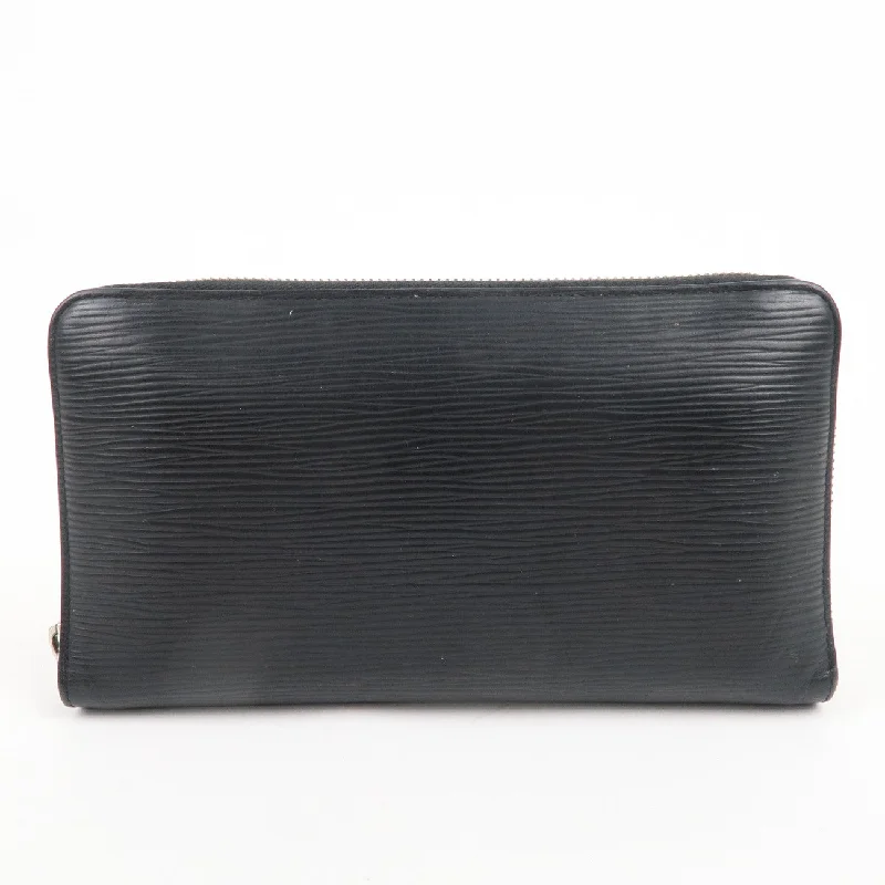 Louis Vuitton Epi Zippy Organizer Long Wallet Noir Black M60632