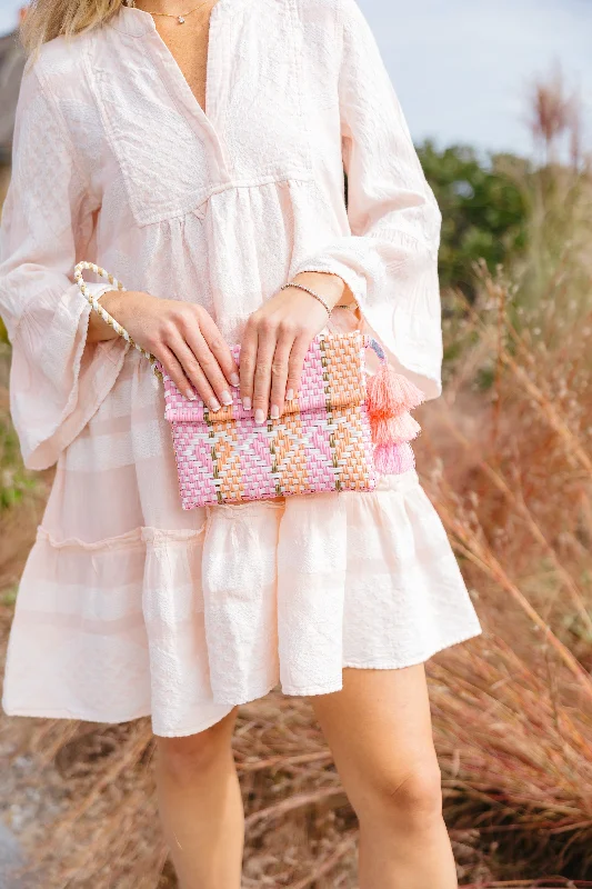 Mini Clutch - Heart Reflection Melon / Rose Citron