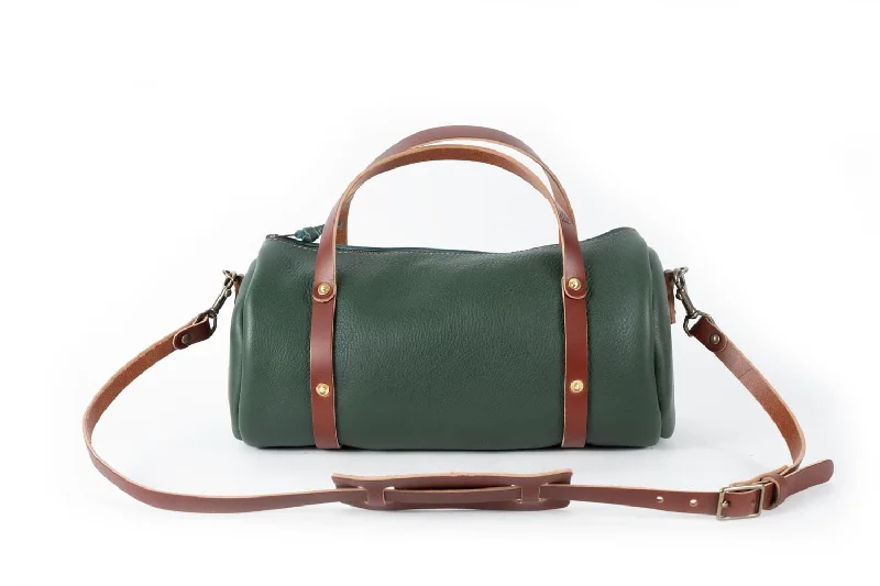 JANE LEATHER CROSSBODY - LARGE - FOREST GREEN