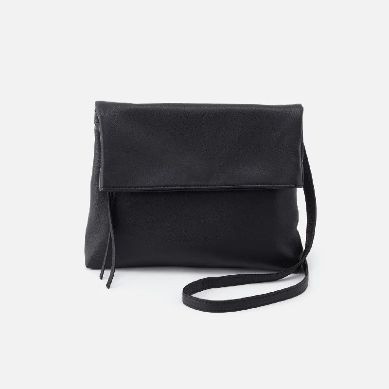 Draft Crossbody in Pebbled Leather - Black