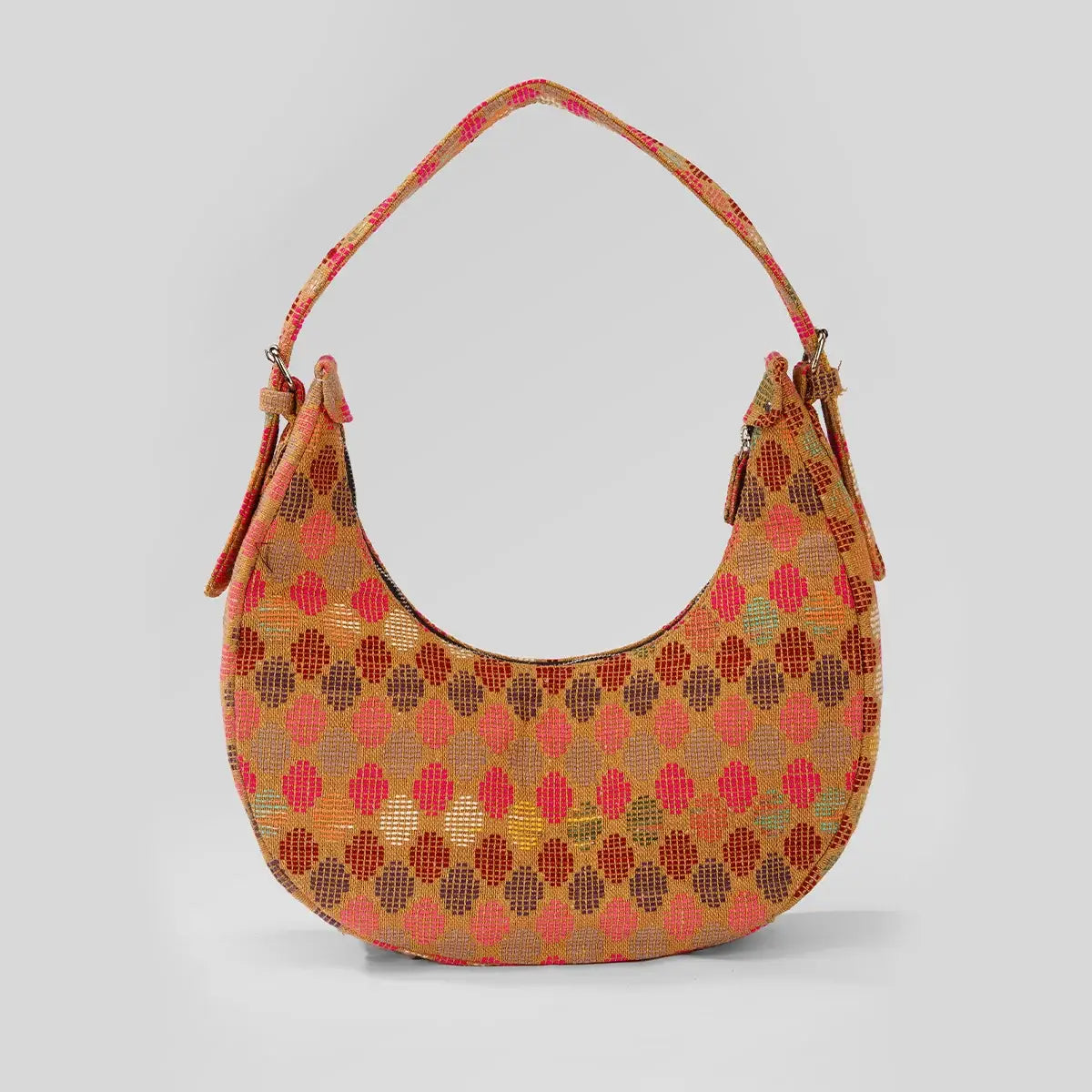 Desi Polka Print shoulder Bag