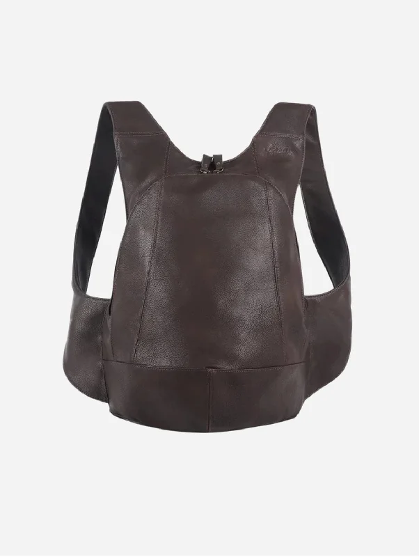 The Original Vegan Leather Backpack | Dark Brown