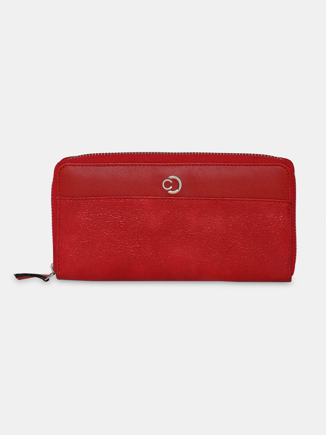 Caprese Olivia Wallet Large Zip Around Red