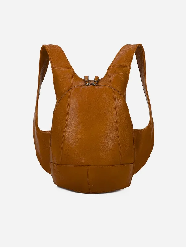 The Original Vegan Leather Backpack | Camel