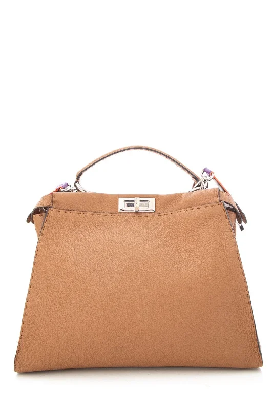 Fendi Brown Peekaboo  Handbag