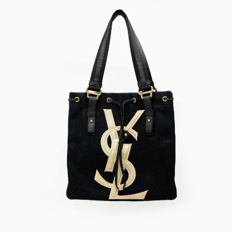 Saint Laurent Vintage Black Kahala Tote