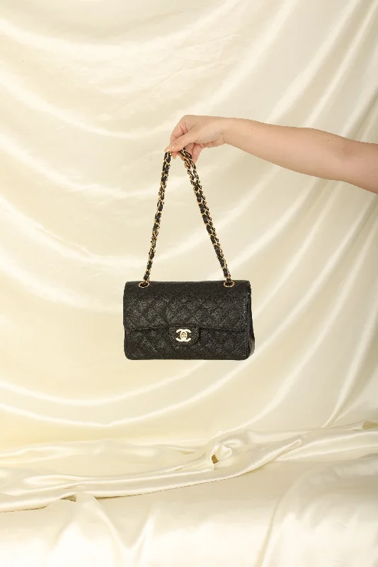 Chanel 2003 Caviar Small Double Flap