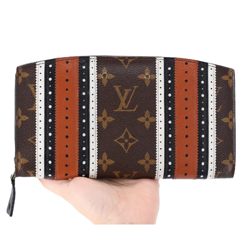 Louis Vuitton Steamer Zippy Wallet Limited Edition Brogue Monogram M62873