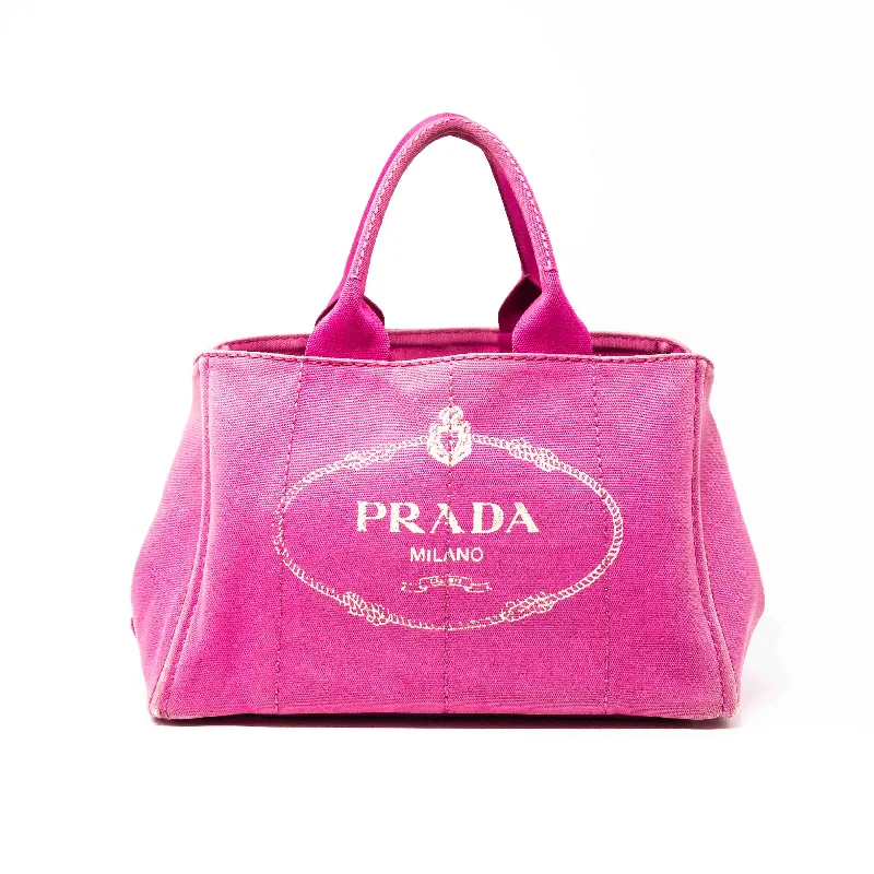 Prada Pink Medium Canapa Tote